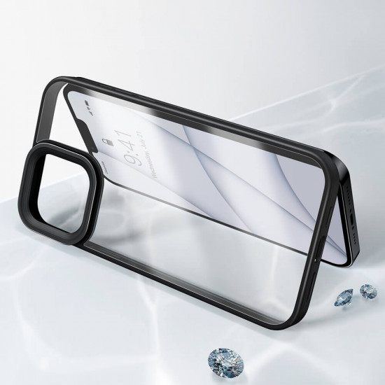 Baseus Crystal Hard Σκληρή Θήκη για iPhone 13 Pro Max - Black - ARJT000201
