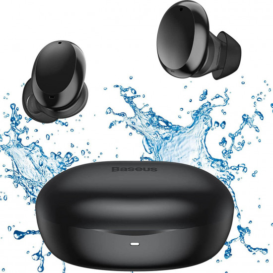 Baseus Encok W11 TWS Wireless Waterproof Earphones Bluetooth 5.0 - Ασύρματα Aδιάβροχα Ακουστικά για Κλήσεις / Μουσική - Black