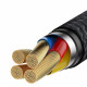 Baseus Cafule HW Cable Type-C 40W - Καλώδιο Γρήγορης Φόρτισης Type-C 1M - Black / Grey - CATKLF-PG1