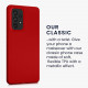 KW Samsung Galaxy A53 5G Θήκη Σιλικόνης TPU - Metallic Dark Red - 57958.36