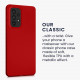 KW Samsung Galaxy A33 5G Θήκη Σιλικόνης TPU - Dark Red - 57957.36