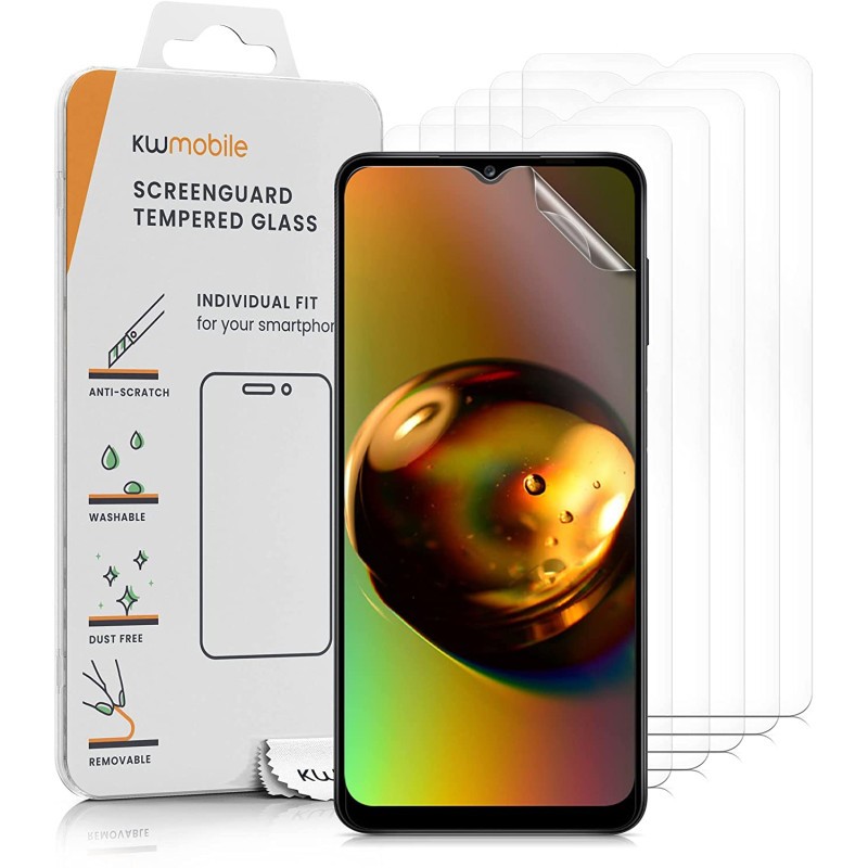 KW Samsung Galaxy A13 4G - 6 Μεμβράνες Προστασίας Οθόνης - Διάφανες - 57883.1