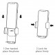 Baseus Easy Control Clamp Gravity Car Air Vent Mobile Holder - Universal Βάση Αυτοκινήτου Αεραγωγού - Silver - SUYK000112