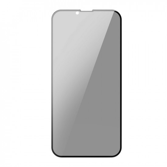 Baseus iPhone 13 Pro Max 0.23mm Anti-Spy Full Screen Tempered Glasses Αντιχαρακτικό Γυαλί Οθόνης - 2 Τεμάχια - Black - SGQP020501