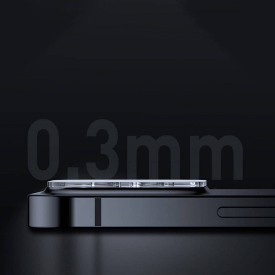 Baseus iPhone 13 Pro / iPhone 13 Pro Max Full Frame Lens Film 0.3mm - Αντιχαρακτικό Γυαλί για την Κάμερα - 2 Τεμάχια - Clear - SGQK000102