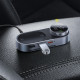 Baseus Solar Car Wireless MP3 Player Bluetooth 5.0 Ηλιακό FM Transmitter για Αναπαραγωγή Μουσικής / Κλήσεις στο Αυτοκίνητο - Black - CDMP000001
