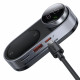 Baseus Solar Car Wireless MP3 Player Bluetooth 5.0 Ηλιακό FM Transmitter για Αναπαραγωγή Μουσικής / Κλήσεις στο Αυτοκίνητο - Black - CDMP000001