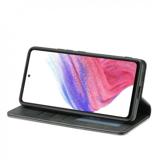 Tech-Protect Samsung Galaxy A53 5G Wallet Magnet Θήκη Πορτοφόλι Stand από Δερματίνη - Black