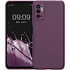 KW Xiaomi Redmi Note 10 5G / Poco M3 Pro 5G Θήκη Σιλικόνης Rubberized TPU - Bordeaux Violet - 57816.187