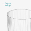 Navaris Σετ με 4 Γυάλινα Ποτήρια - 300 ml - Clear - 56886.01