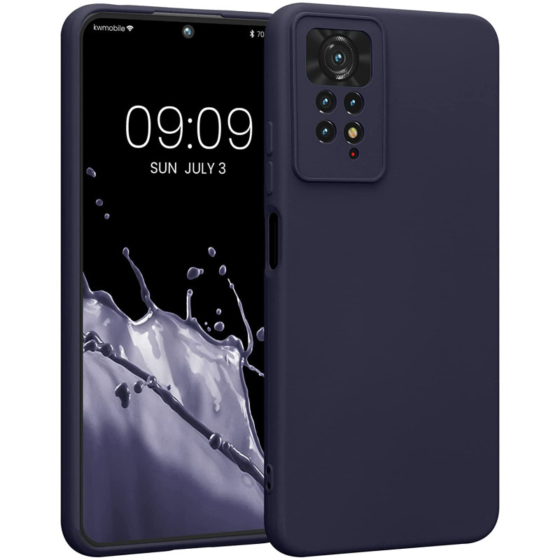 KW Xiaomi Redmi Note 11 Pro / Note 11 Pro 5G Θήκη Σιλικόνης Rubber TPU - Blueberry Blue - 57919.186