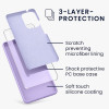 KW Samsung Galaxy A53 5G Θήκη Σιλικόνης Rubber TPU - Lavender - 57835.108