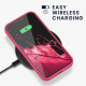 KW iPhone 13 Pro Max Θήκη Σιλικόνης Rubberized TPU - Awesome Pink - 55881.238
