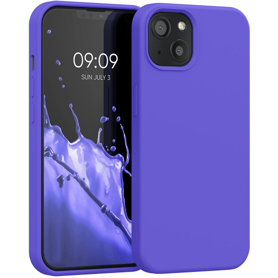 KW iPhone 13 Θήκη Σιλικόνης Rubberized TPU - Blue Violet - 55878.234