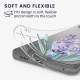 KW Samsung Galaxy A53 5G Θήκη Σιλικόνης TPU Design Lavender - Violet / Turquoise - Διάφανη - 58384.04