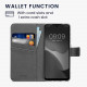 KW Samsung Galaxy A33 5G Θήκη Πορτοφόλι Stand - Design Cosmic Nature - Blue / Grey / Black - 58007.02