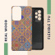 KW Samsung Galaxy A53 5G Θήκη από Φυσικό Ξύλο Design Moroccan Tiles - Multicolor / Brown - 58317.06