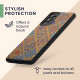 KW Samsung Galaxy A53 5G Θήκη από Φυσικό Ξύλο Design Moroccan Tiles - Multicolor / Brown - 58317.06