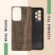 KW Samsung Galaxy A53 5G Θήκη από Φυσικό Ξύλο Design Indian Sun - Dark Brown - 58317.03