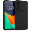 KW Samsung Galaxy A53 5G Θήκη Σιλικόνης με Κάλυμμα για την Κάμερα - Black - 58239.01