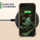 KW iPhone 13 Σκληρή Θήκη από Φελλό με Πλαίσιο Σιλικόνης - Design Navigational Compass - Dark Brown / Light Brown - 58125.02