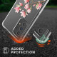 KW Samsung Galaxy A53 5G Θήκη Σιλικόνης TPU με Λουράκι Design Magnolias - Διάφανη / White / Pink - 58234.02
