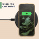 KW iPhone 13 Pro Max Σκληρή Θήκη από Φελλό με Πλαίσιο Σιλικόνης - Design Palm Leaves - Dark Brown / Light Brown - 58127.01