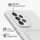 KW Samsung Galaxy A53 5G Θήκη Σιλικόνης TPU με Υποδοχή για Κάρτα - White - 58146.02