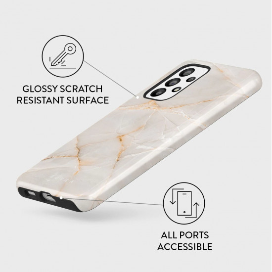 Burga Samsung Galaxy A33 5G Fashion Tough Σκληρή Θήκη - Vanilla Sand