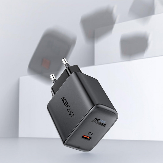 Acefast A1 20W Οικιακός Φορτιστής Γρήγορης Φόρτισης USB Type C - Black