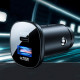 Acefast B1 Φορτιστής Αυτοκινήτου Γρήγορης Φόρτισης 3.0 38W USB Type C / USB - Black 