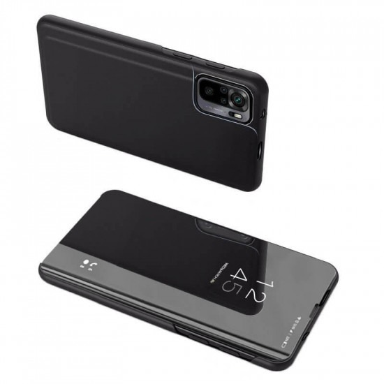OEM Xiaomi Poco M4 Pro 5G / Redmi Note 11S 5G Clear View Θήκη Βιβλίο - Black