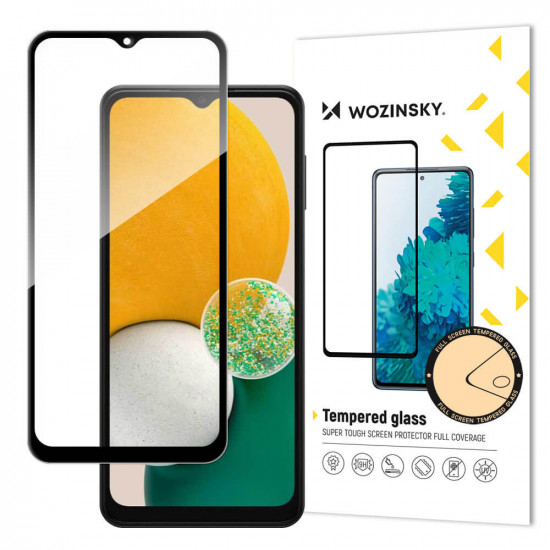 Wozinsky Samsung Galaxy A13 4G 9H Case Friendly Full Screen Full Glue Tempered Glass Αντιχαρακτικό Γυαλί Οθόνης - Black