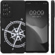 KW Samsung Galaxy A53 5G Θήκη Σιλικόνης Design Navigational Compass - Black / White - 58241.04