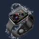 Hoco A30 Προστασία Οθόνης Apple Watch 7 / 8 / 9 - 41 mm - Hybrid Glass Full Screen Αντιχαρακτικό Γυαλί Οθόνης - Black