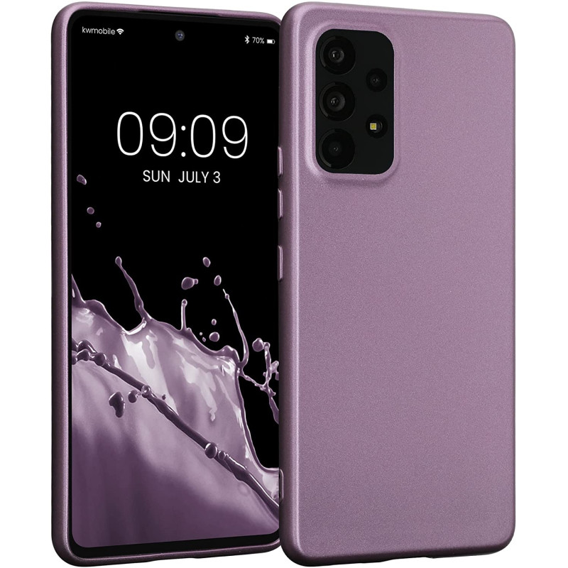 KW Samsung Galaxy A53 5G Θήκη Σιλικόνης TPU - Metallic Lavender - 58019.230