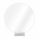 Navaris Στρόγγυλος Επιτραπέζιος Καθρέπτης με Mαρμάρινη Bάση - 30cm - White - 57297.01