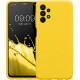 KW Samsung Galaxy A13 4G Θήκη Σιλικόνης Rubberized TPU - Vibrant Yellow - 57832.165