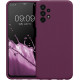 KW Samsung Galaxy A13 4G Θήκη Σιλικόνης Rubberized TPU - Bordeaux Violet - 57832.187