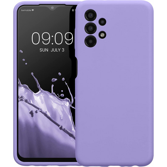 KW Samsung Galaxy A13 4G Θήκη Σιλικόνης Rubberized TPU - Violet Purple - 57832.222