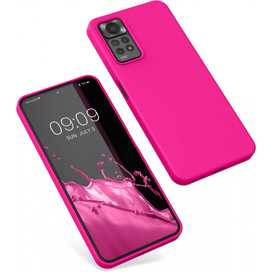 KW Xiaomi Redmi Note 11 Pro / Note 11 Pro 5G Θήκη Σιλικόνης Rubberized TPU - Neon Pink - 57373.77