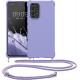 KW Samsung Galaxy A53 5G Θήκη Σιλικόνης TPU με Λουράκι - Lavender - 58566.108