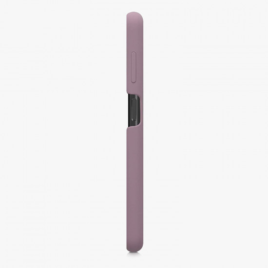 KW Samsung Galaxy A13 4G Θήκη Σιλικόνης Rubber TPU - Design Minimalist Eclipse - White / Grape Purple - 58024.02