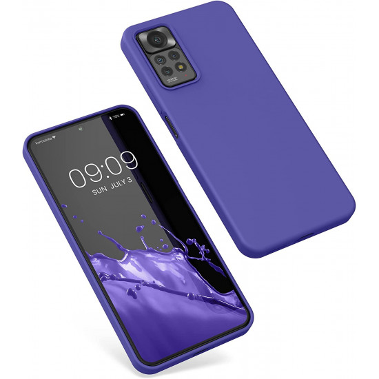 KW Xiaomi Redmi Note 11 Pro / Note 11 Pro 5G Θήκη Σιλικόνης Rubberized TPU - Blue Purple - 57373.234