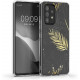 KW Samsung Galaxy A53 5G Θήκη Σιλικόνης TPU Design Jungle - Gold / Grey - Διάφανη - 58800.03