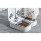 PetWant F7 Intelligent 2-Chamber Food Dispenser - Έξυπνος Διανομέας Φαγητού με 2 Διαμερίσματα - White