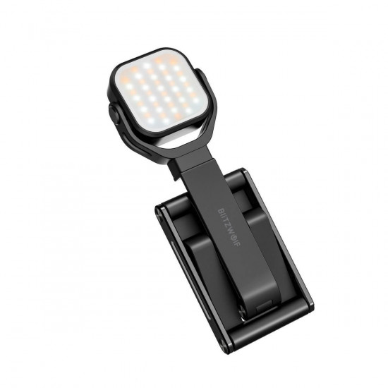 BlitzWolf BW-TS6 Desktop Flash LED Phone Holder Βάση Κινητού με φως LED - Black