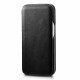 iCarer iPhone 13 Pro Vintage Wallet Case with Genuine Leather Θήκη Πορτοφόλι από Γνήσιο Δέρμα - Black