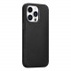 iCarer iPhone 13 Pro CH Leather Θήκη από Γνήσιο Δέρμα με MagSafe - Black