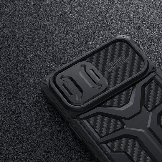 Nillkin iPhone 13 Pro Max Armored Case with Camera Cover Σκληρή Θήκη με Κάλυμμα για την Κάμερα - Black
